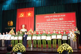 Hà Nam là đơn vị cấp tỉnh đầu tiên hoàn thành cấp CCCD gắn chip