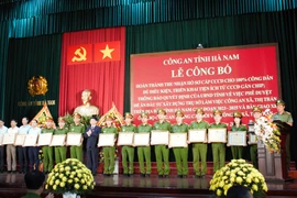 Hà Nam là đơn vị cấp tỉnh đầu tiên hoàn thành cấp CCCD gắn chip