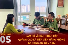 Làm rõ việc các "chân dài" quảng cáo là tiếp viên để nâng giá bán dâm