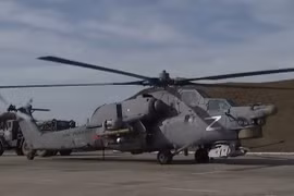 Rơi trực thăng quân sự của Nga tại Crimea, 2 phi công thiệt mạng