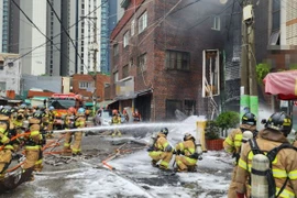 Hàn Quốc: Cháy nhà tắm công cộng ở Busan, hơn 20 người bị thương