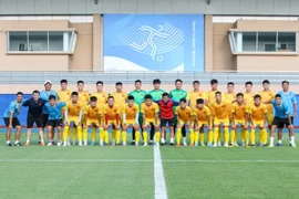 ASIAD 2023: Đỗ Sỹ Huy đeo băng đội trưởng Tuyển Olympic Việt Nam