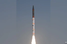 Tên lửa Agni-4. (Nguồn: NDTV)