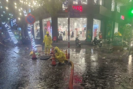 Dự báo các khu vực trên cả nước đều có mưa dông vào chiều tối. (Ảnh: TTXVN phát)