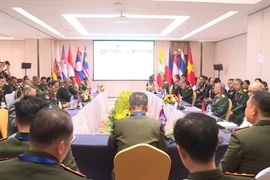 Quang cảnh Hội nghị người đứng đầu Tình báo quân đội các nước ASEAN lần thứ 21. (Ảnh: TTXVN phát)
