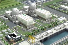 Phối cảnh lò phản ứng Shin-Hanul 3 và Shin-Hanul 4. (Nguồn: Công ty Thủy điện và Điện hạt nhân Hàn Quốc)