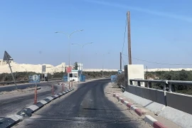 Cửa khẩu Allenby Bridge tại biên giới giữa Israel và Jordan. (Ảnh: Vũ Hội/TTXVN)
