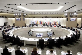 Toàn cảnh Hội nghị thượng đỉnh G20 tại Osaka, Nhật Bản ngày 28/6/2019. (Ảnh: AFP/TTXVN)