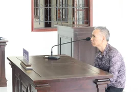 Bị cáo Dân tại phiên tòa. (Ảnh: Đậu Tất Thành/TTXVN)