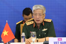 Thượng tướng Nguyễn Chí Vịnh, Thứ trưởng Bộ Quốc phòng. (Ảnh: Dương Giang/TTXVN)
