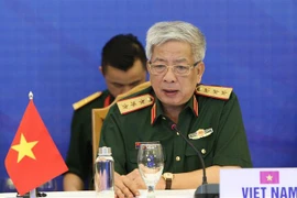 Thượng tướng Nguyễn Chí Vịnh, Thứ trưởng Bộ Quốc phòng. (Ảnh: Dương Giang/TTXVN)