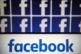 Biểu tượng của Facebook. (Ảnh: AFP/TTXVN)