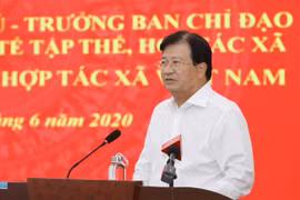 Phó Thủ tướng Trịnh Đình Dũng phát biểu. (Ảnh: Văn Điệp/TTXVN)
