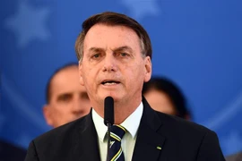 Tổng thống Brazil Jair Bolsonaro. (Ảnh: AFP/TTXVN)