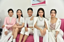 Các thí sinh trước thử thách vào nhà chung. (Ảnh: CTV/Vietnam+)