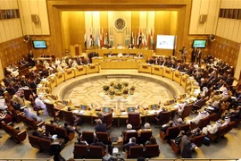 Toàn cảnh một phiên họp các Ngoại trưởng Liên đoàn Arab ở Cairo, Ai Cập. (Ảnh: EPA/TTXVN)