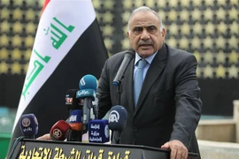 Thủ tướng Iraq Adel Abdel Mahdi tại một sự kiện ở thủ đô Baghdad. (Ảnh: AFP/TTXVN)