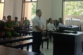 Bị cáo Văn Văn Nghĩa trước tòa. (Ảnh: Sỹ Tuyên/TTXVN)