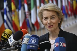 Chủ tịch đắc cử Ủy ban Liên minh châu Âu (EC) Ursula von der Leyen. (Ảnh: THX/TTXVN)