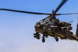 Trực thăng AH-64 Apache. (Nguồn: newsweek.com)