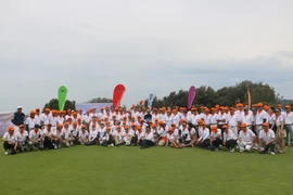 Gần 150 golf thủ tham gia Giải thi đấu kỷ niệm 10 năm thành lập AVGA. (Ảnh: Nguyễn Minh/Vietnam+)