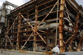 Lò phản ứng số 3 tại nhà máy điện hạt nhân Fukushima Daiichi. (Nguồn: AFP/TTXVN)