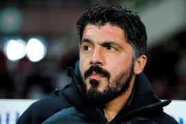 Huấn luyện viên tạm quyền của AC Milan Gennaro Gattuso. (Nguồn: mirror.co.uk)
