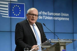 Chủ tịch EC Frans Timmermans. (Nguồn: AFP/TTXVN )