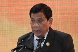 Tổng thống Philippines Rodrigo Duterte. (Nguồn: AFP/TTXVN)