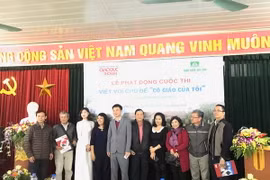 Lễ phát động cuộc thi. (Nguồn: Báo Giáo dục thời đại)