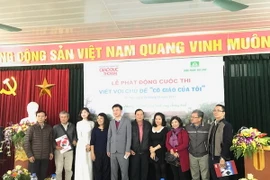 Lễ phát động cuộc thi. (Nguồn: Báo Giáo dục thời đại)