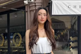 Phong cách thời trang đời thường của Lương Thùy Linh. (Ảnh: CTV/Vietnam+)