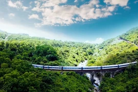 Du lịch đường sắt Việt Nam đã trở thành một sản phẩm du lịch được du khách yêu thích và lựa chọn. (Ảnh: Trung tâm Thông tin du lịch)