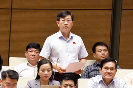 Đại biểu Nguyễn Hữu Thông, Phó đoàn đại biểu Quốc hội tỉnh Bình Thuận. (Ảnh: TTXVN)