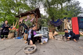 Du khách thích thú trải nghiệm không gian Sa Pa thu nhỏ giữa lòng Thủ đô