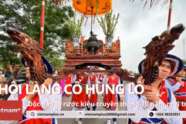 Hội làng cổ Hùng Lô: Độc đáo lễ rước kiệu truyền thống sau 10 năm gián đoạn