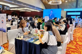 Cơ hội cho các doanh nghiệp du lịch tìm hiểu xu hướng thị trường, sản phẩm, ký kết hợp tác... trong lĩnh vực du lịch MICE. (Ảnh: Mai Mai/Vietnam+)