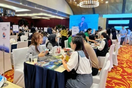 Cơ hội cho các doanh nghiệp du lịch tìm hiểu xu hướng thị trường, sản phẩm, ký kết hợp tác... trong lĩnh vực du lịch MICE. (Ảnh: Mai Mai/Vietnam+)