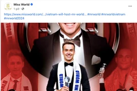 Tổ chức Mr World công bố Việt Nam đăng cai cuộc thi năm nay. (Ảnh chụp màn hình)