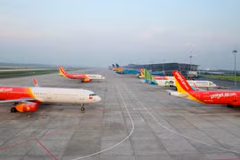 Các đường bay thường lệ quốc tế thường mang lại doanh thu lớn đối với hãng hàng không Việt Nam. (Ảnh: CTV/Vietnam+)