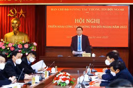 Ông Nguyễn Trọng Nghĩa phát biểu tại hội nghị. (Ảnh: An Đăng/TTXVN)