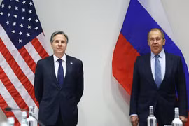 Ngoại trưởng Mỹ Antony Blinken và người đồng cấp Nga Sergei Lavrov. (Nguồn: TASS)