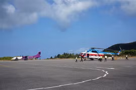 Sân bay Côn Đảo. (Ảnh: Đoàn Mạnh Dương/TTXVN)