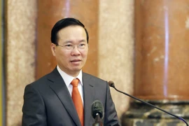 Chủ tịch nước Võ Văn Thưởng phát biểu. (Ảnh: Thống Nhất/TTXVN)