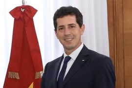 Bộ trưởng Nội vụ Argentina Eduardo Enrique de Pedro. (Ảnh Hoài Nam/TTXVN)