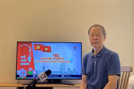 Ông Lý Minh Hán, cố vấn bộ phim “Nguyễn Ái Quốc ở Hong Kong.” (Ảnh: Mạc Luyện/TTXVN)