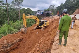 Hiện trường vụ tai nạn lao động khiến 1 người chết và 1 người bị thương nặng. (Nguồn: Báo Thanh tra)