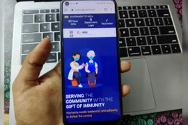 Ứng dụng tiêm chủng trực tuyến Co-Win. (Nguồn: APAC News Netwwork)