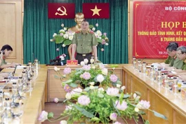 Quang cảnh buổi họp báo. (Ảnh: Phạm Kiên/TTXVN)