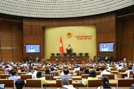 Quang cảnh phiên họp sáng 1/6. (Ảnh: Văn Điệp/TTXVN)